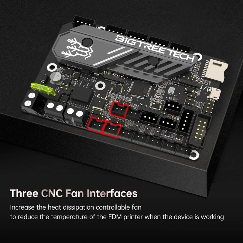 BigTreeTech SKR Mini E3 V3.0 Control Board with TMC2209 UART Stepper Driver New Upgrade 32Bit 3D Printer Silent Board for Ender-3, Ender3 Pro, Ender-3 V2 3D Printer - Image 3